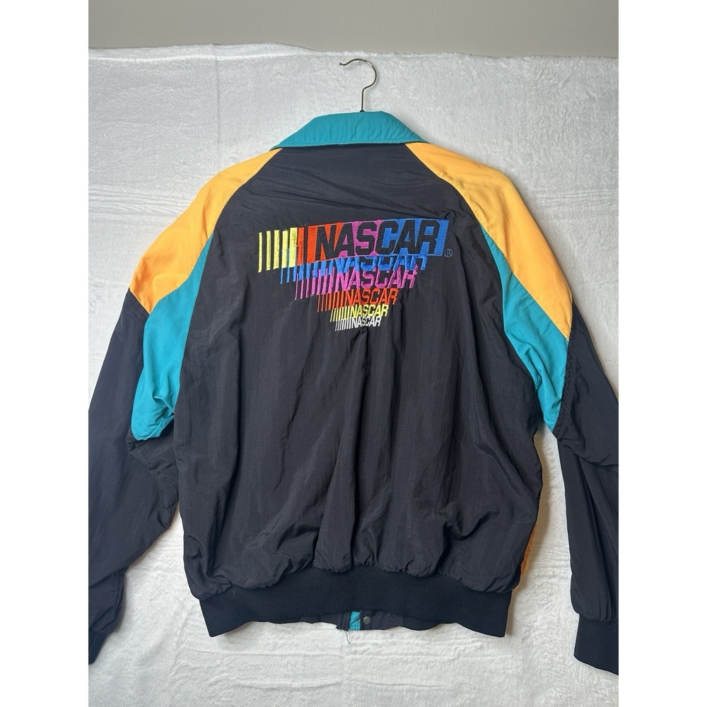 Vintage Nascar Windbreaker Jacket Size Large
